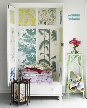 florence broadhurst prints - Shannon Fricke Wallpapered cupboard.jpg